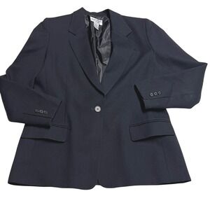 Pendleton Classic black 100% wool blazer